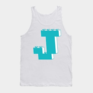 THE LETTER J by Customize My Minifig Tank Top